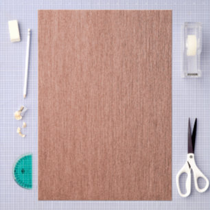 Modern Rose Gold Abstract Metallic Texture Tissue Paper