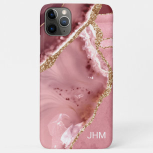 Modern Rose Gold Agate Case-Mate iPhone Case