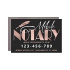 Modern Rose Gold Mobile Notary Loan Signing Agent