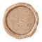 Modern Rose Gold Wax Seal Monogram Wedding Sticker