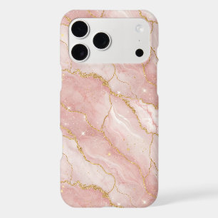 Modern Rose Quartz Marble Gold