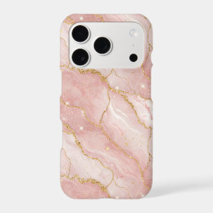 Modern Rose Quartz Marble Gold