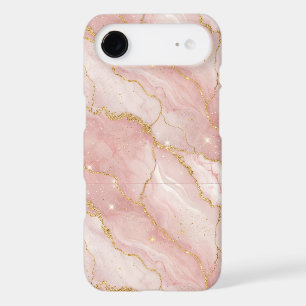 Modern Rose Quartz Marble Gold