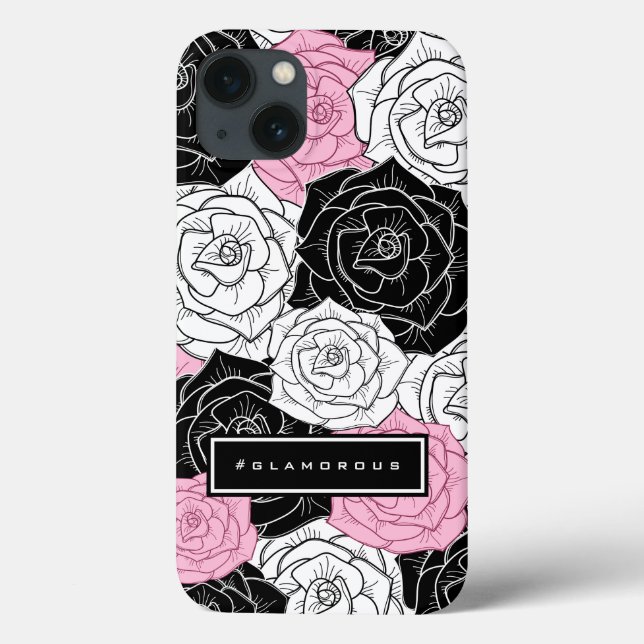 Modern roses Case-Mate iPhone case (Back)