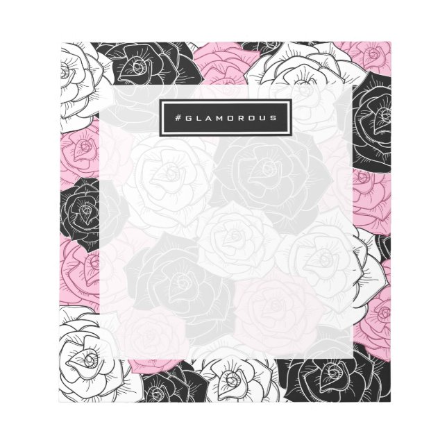 Modern roses notepad (Front)