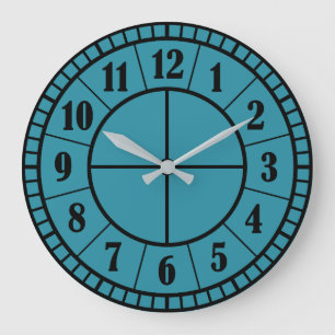 Modern Round Acrylic Wall Clock 10.75 Inches