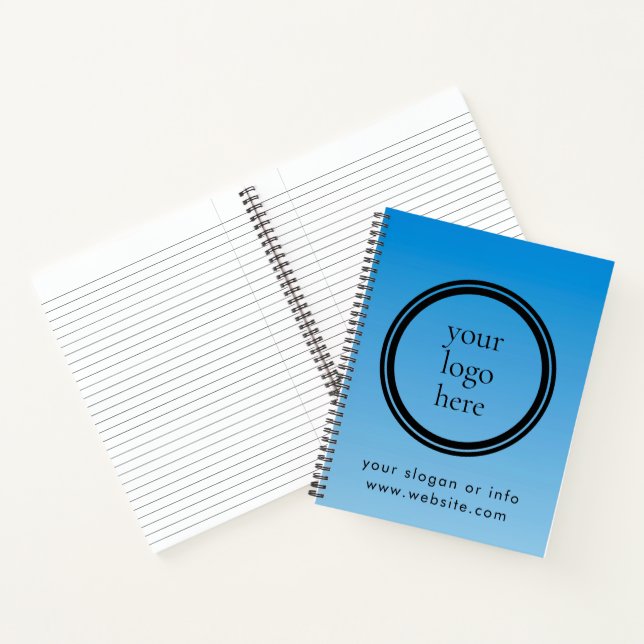 Modern Round Business Promotional Notebook (Inside)