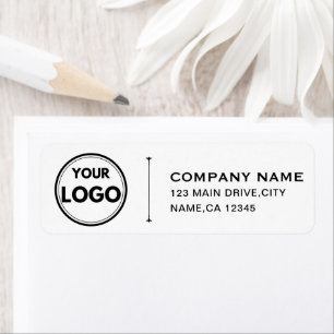 Modern Round Business Promotional Return Address