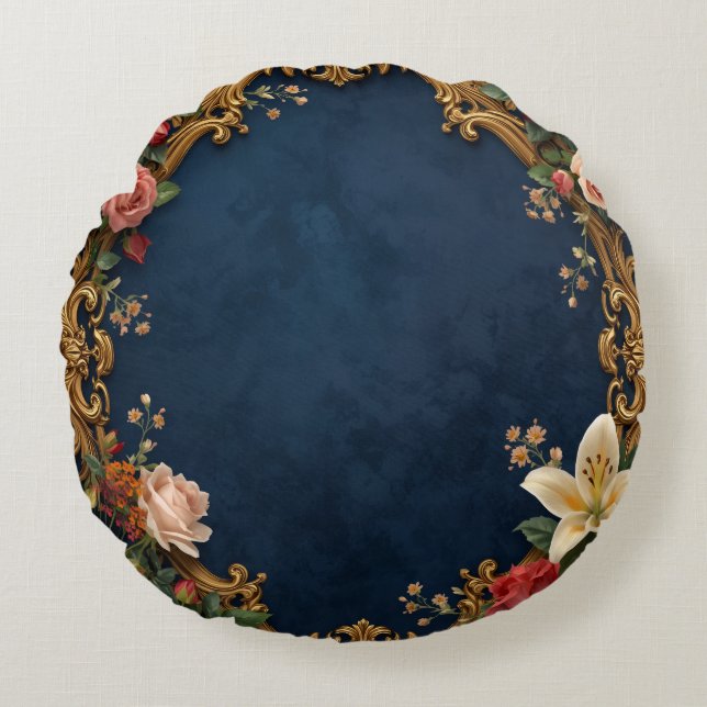 Modern Round Custom Pillow 16 Inch (Front)