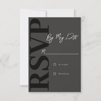 Modern RSVP Card