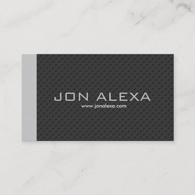 Modern Rugged Business Card (Front)