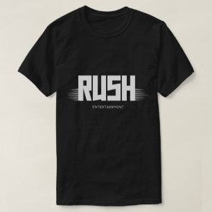 Modern Rush Entertainment Logo Black T-Shirt - Min