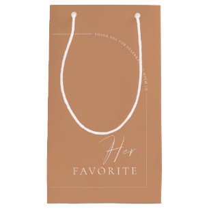 Modern Rust Arch Wedding Guest His Favourite Small Gift Bag
