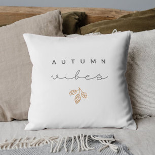 Modern Rustic Autumn Vibes Decorative Cushion