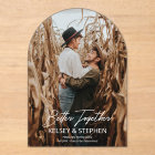 Modern Rustic Better Together Photo Save the Date