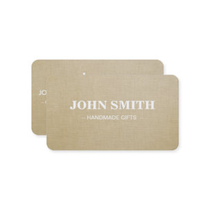 Modern Rustic brown Kraft Lenin Business Card