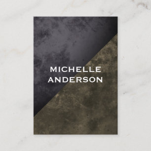 Modern Rustic Colour Blocks Business Card