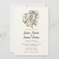 Modern Rustic Country Horse  Floral Wedding I