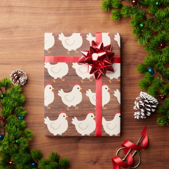 Modern Rustic Farmhouse Business  Wrapping Paper (Holiday Gift)