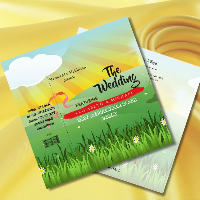 Modern Rustic Festival  Wedfest Wedding Invitation (Creator Uploaded)