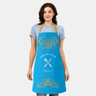 Modern Rustic GRILLMASTER Custom Cool Adult Apron