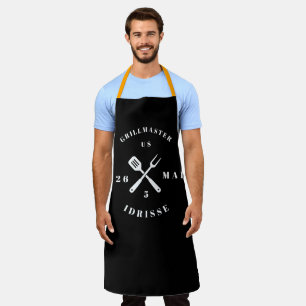 Modern Rustic GRILLMASTER Custom Cool Adult Apron