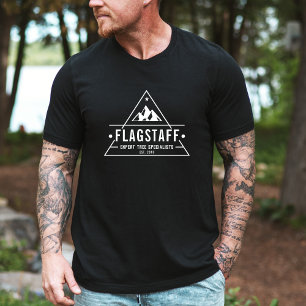 Modern Rustic Masculine Mountain Tree Arborist T-Shirt