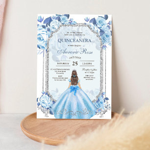 Modern Rustic Quinceanera Invitation