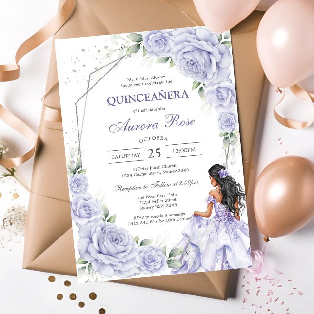Modern Rustic Quinceanera Invitation (Creator Uploaded)