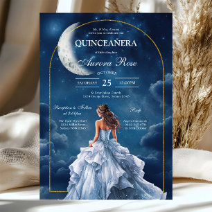 Modern Rustic Quinceanera Invitation