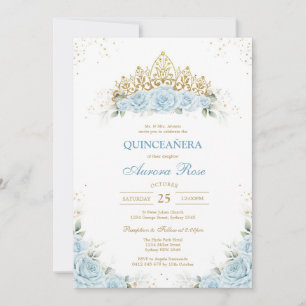 Modern Rustic Quinceanera Invitation