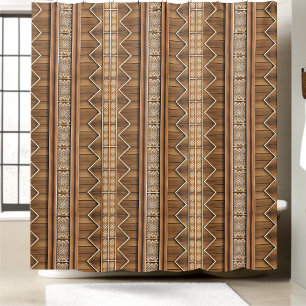 Modern Rustic Shower Curtain Style 2