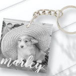 Modern Rustic Simple Custom Pet Photo<br><div class="desc">This simple and classic design is composed of playful cursive typography and add a custom photo of your pet.</div>
