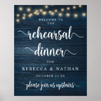 Modern Rustic, Wedding Rehearsal Dinner Welcome