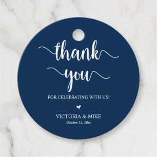 Modern Rustic, Wedding Thank you Gifts, Favour Tags