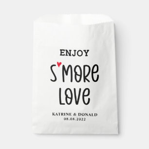 Modern S’more Love Wedding Favour Bag