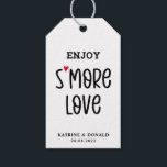 Modern S’more Love Wedding Gift Tags<br><div class="desc">S’more Love Country Wedding. Add a fun touch of colour and unique style to your wedding or bridal shower favours. A bridal shower favour bag is a great addition to party planning. These unique bags will easily be used as a gift and can serve as a beautiful decoration at your...</div>