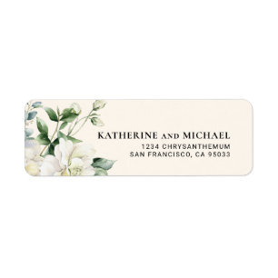 Modern Sage Green Eucalyptus Wedding Address