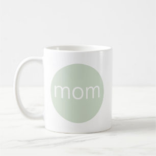 Modern Sage Green Mum Coffee Mug