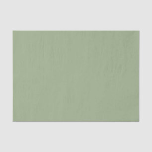 Modern Sage Green Plain Solid Colour Tissue Paper
