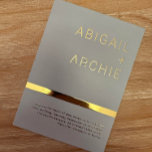 Modern Sage Green Rose Gold Minimalist Wedding<br><div class="desc">Modern Sage Green Rose Gold Minimalist Wedding Foil Invitation
 Real Rose Gold Foil Text. Looks amazing.

See other invitations in our Niche and Nest Store</div>