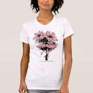 Modern Sakura Streetwear Cherry Blossom Graphic T-Shirt