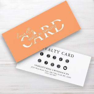 Modern, Salon, 10 - Loyalty Card