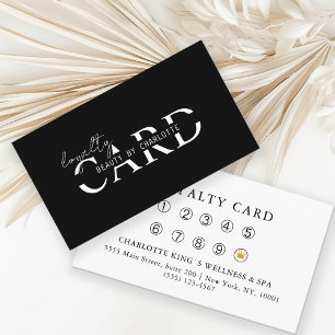 Modern, Salon, 10 - Loyalty Card