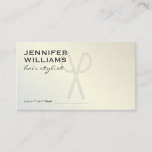 Modern Salon Hair Stylist Business Card
