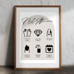 Modern Salon Nail Aftercare Poster<br><div class="desc">Our Nail Aftercare Poster is the perfect addition to your salon or workspace. Designed to outline essential aftercare instructions clearly,  it helps your clients maintain long-lasting,  healthy,  and beautiful nails after their appointment.</div>