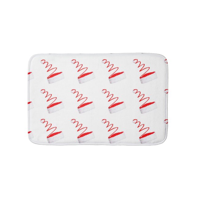 **MODERN SANTA CLAUS HAT" BATH MAT (Front)