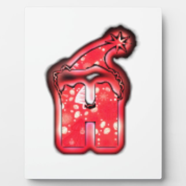 Modern Santa Hat Collection. Plaque (Front)