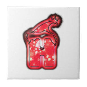 Modern Santa Hat Collection. Tile