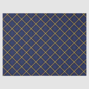 Modern Sapphire Collection Dark Indigo and Gold   Tissue Paper